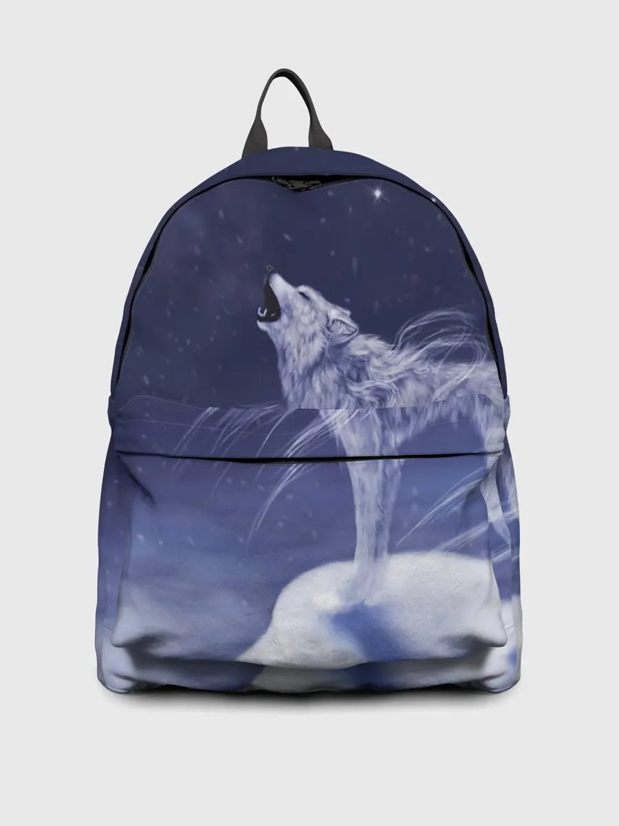 Рюкзак джинсовый / WOLF WHITE