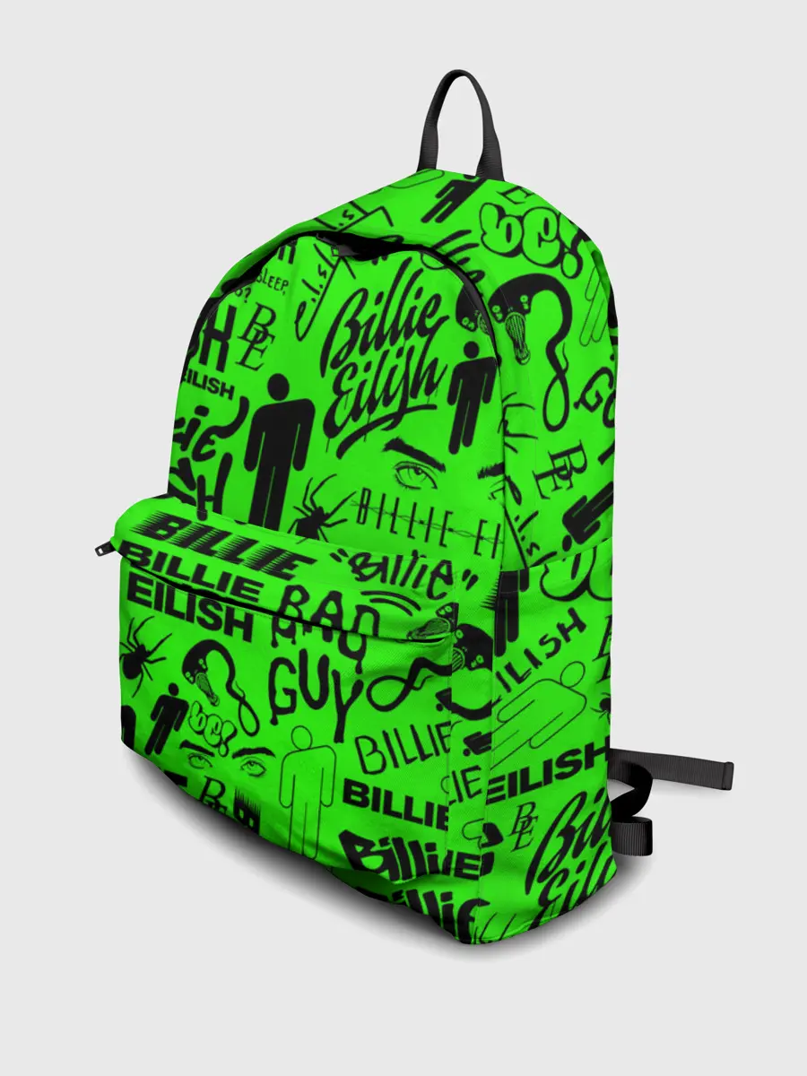 Рюкзак джинсовый / BILLIE EILISH | БИЛЛИ АЙЛИШ LOGOBOMBING