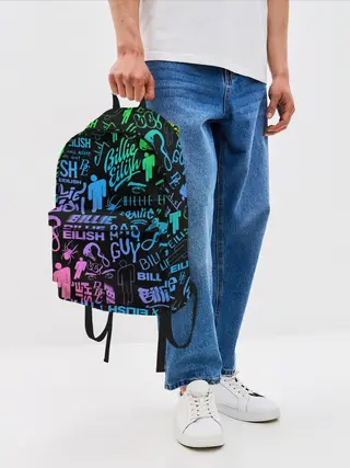Рюкзак джинсовый / BILLIE EILISH | БИЛЛИ АЙЛИШ