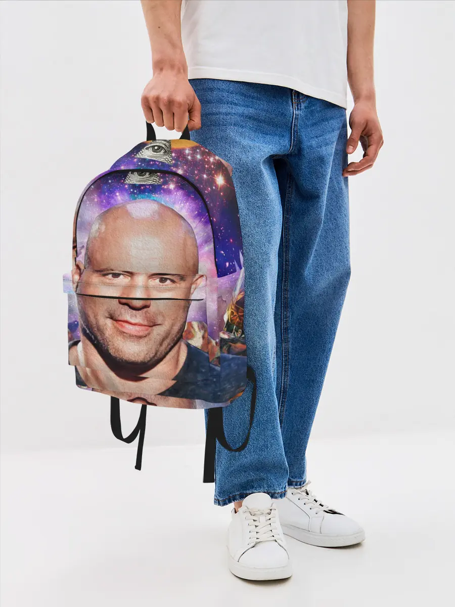 Рюкзак джинсовый / ДЖО РОГАН ПОДКАСТ