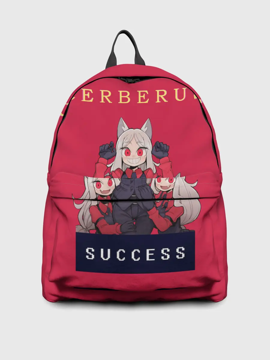 Рюкзак джинсовый / Helltaker: CERBERUS