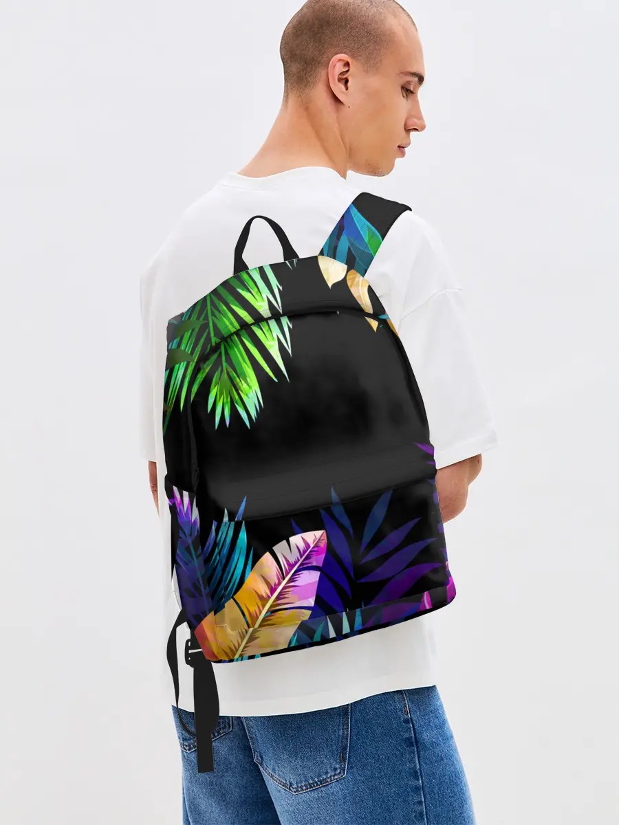 Рюкзак джинсовый / Тропическая Ночь