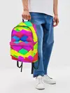 Рюкзак джинсовый / ЦВЕТНЫЕ КУБИКИ