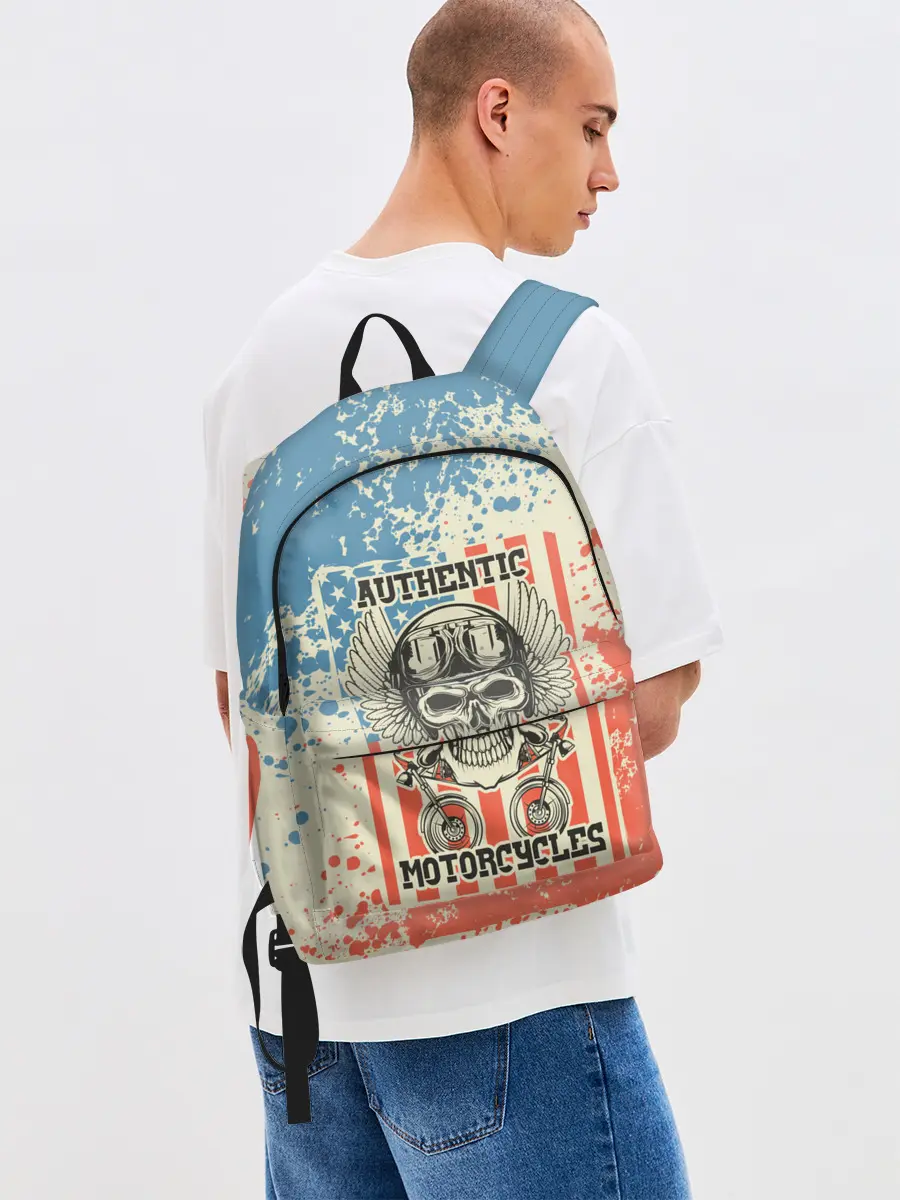 Рюкзак джинсовый / Authentic Motorcycle
