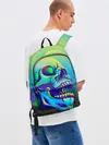 Рюкзак джинсовый / Neon skull