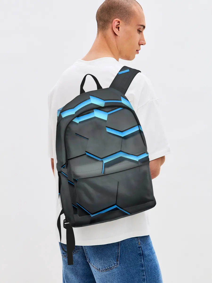 Рюкзак джинсовый / 3D Плиты