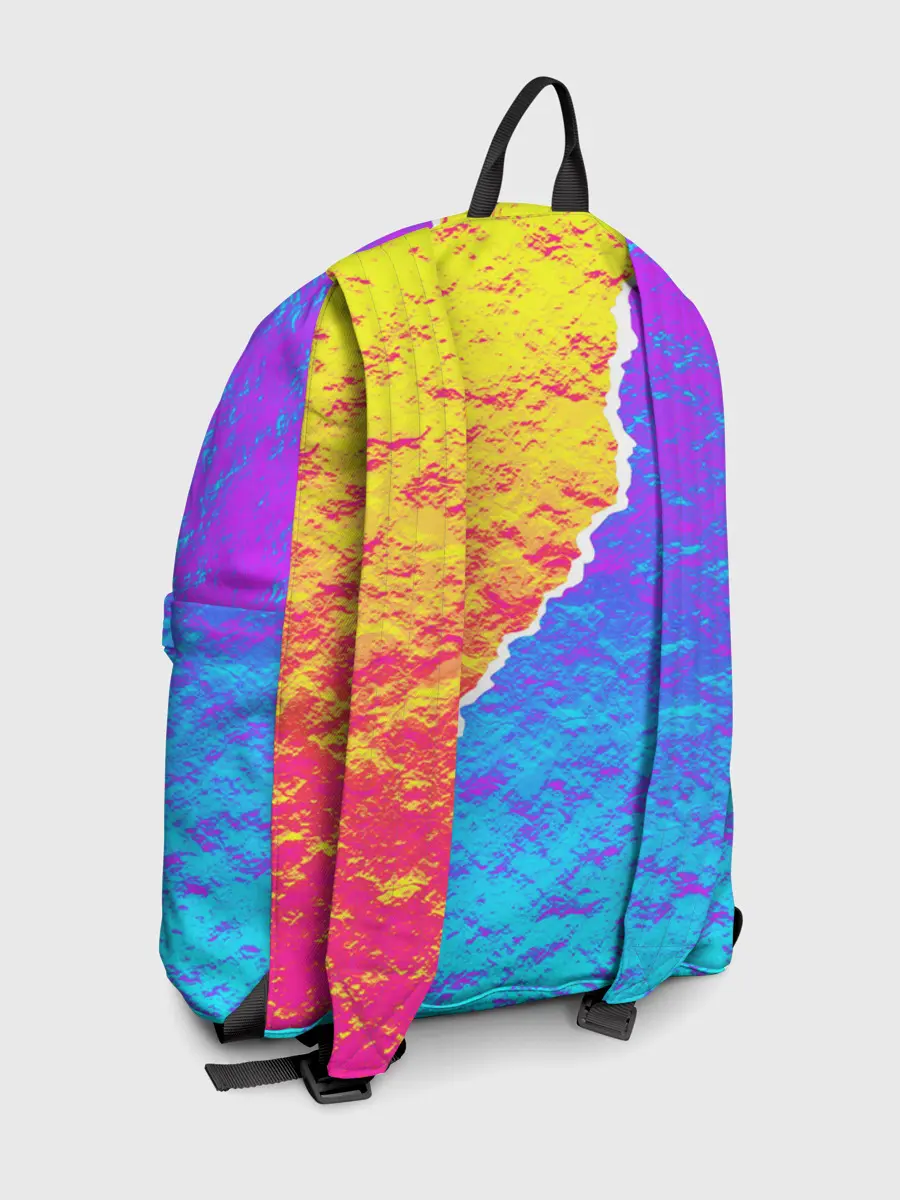 Рюкзак джинсовый / Цветные переливы