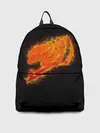 Рюкзак джинсовый / burning helmet Fairy Tail