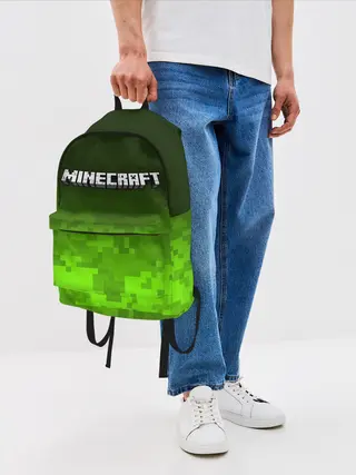 Рюкзак джинсовый / MINECRAFT / МАЙНКРАФТ