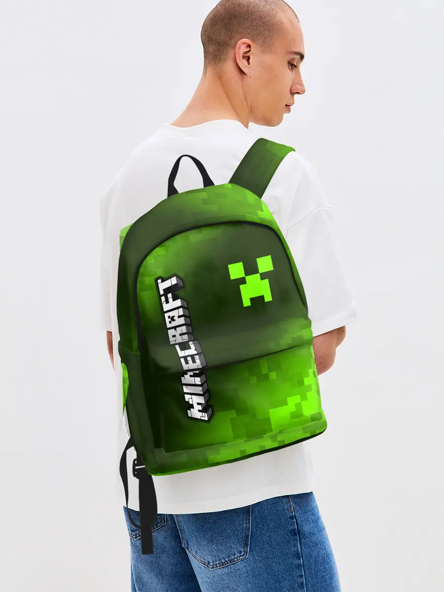 Рюкзак джинсовый / MINECRAFT / МАЙНКРАФТ