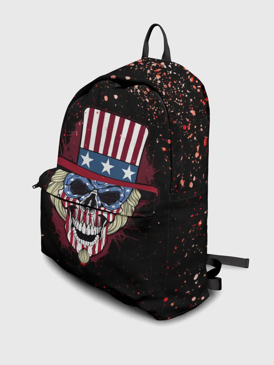 Рюкзак джинсовый / Американский череп | American Skull