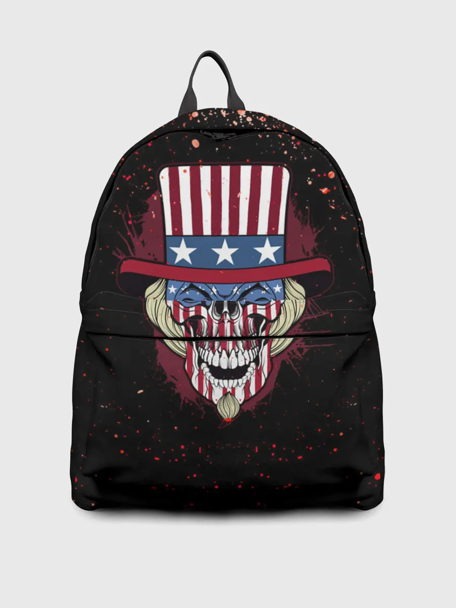 Рюкзак джинсовый / Американский череп | American Skull