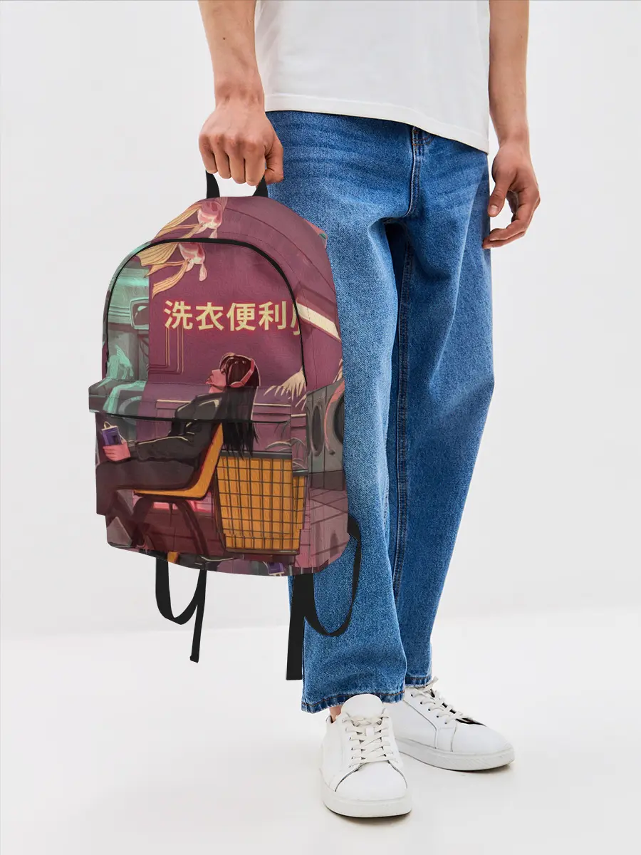 Рюкзак джинсовый / Стирка