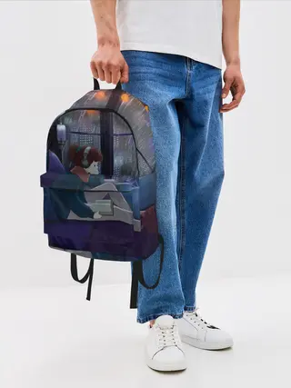 Рюкзак джинсовый / СИЖУ ДОМА