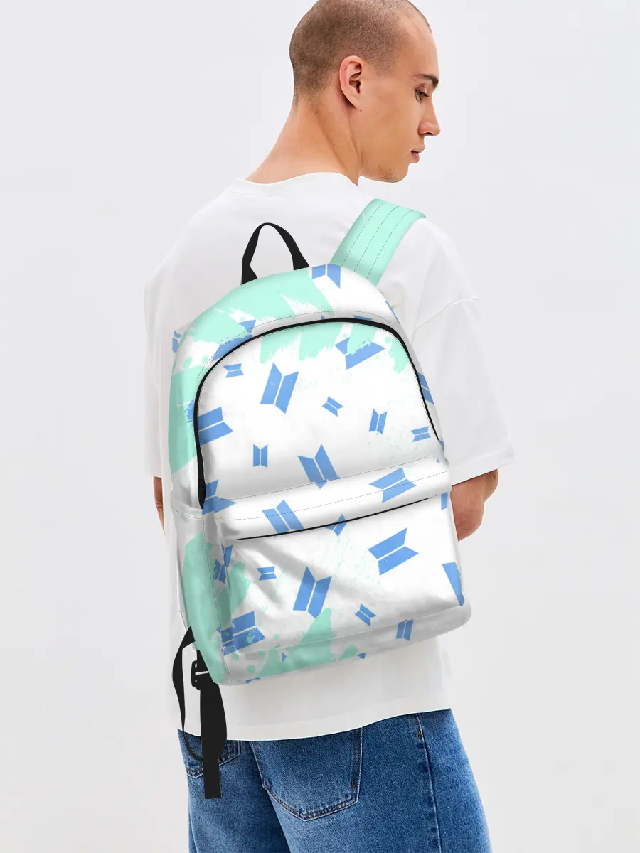 Рюкзак джинсовый / BTS / БТС