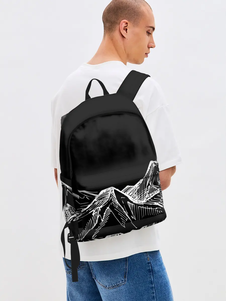 Рюкзак джинсовый / Горы