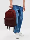 Рюкзак джинсовый / текстура красный градиент