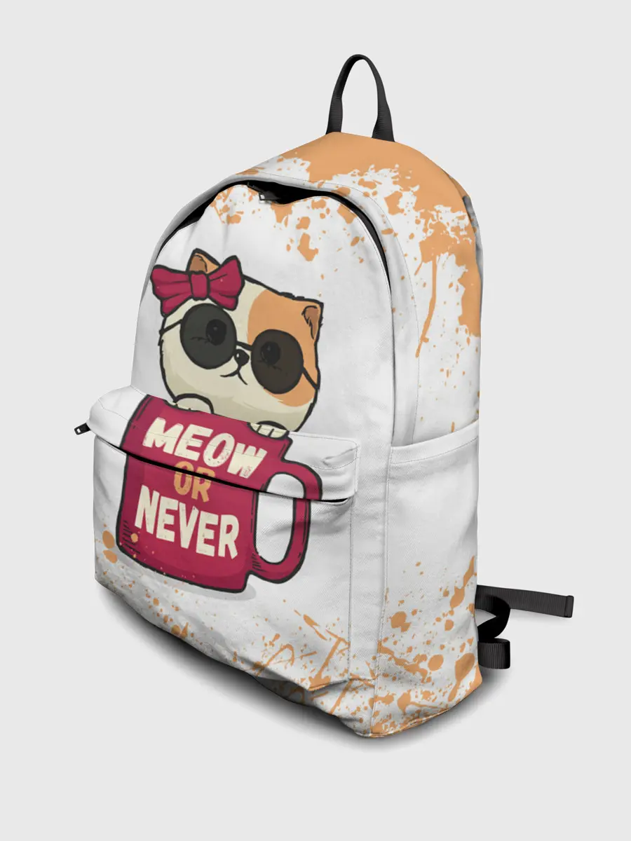 Рюкзак джинсовый / МИЛЫЙ КОТЕНОК | CUTE KITTEN