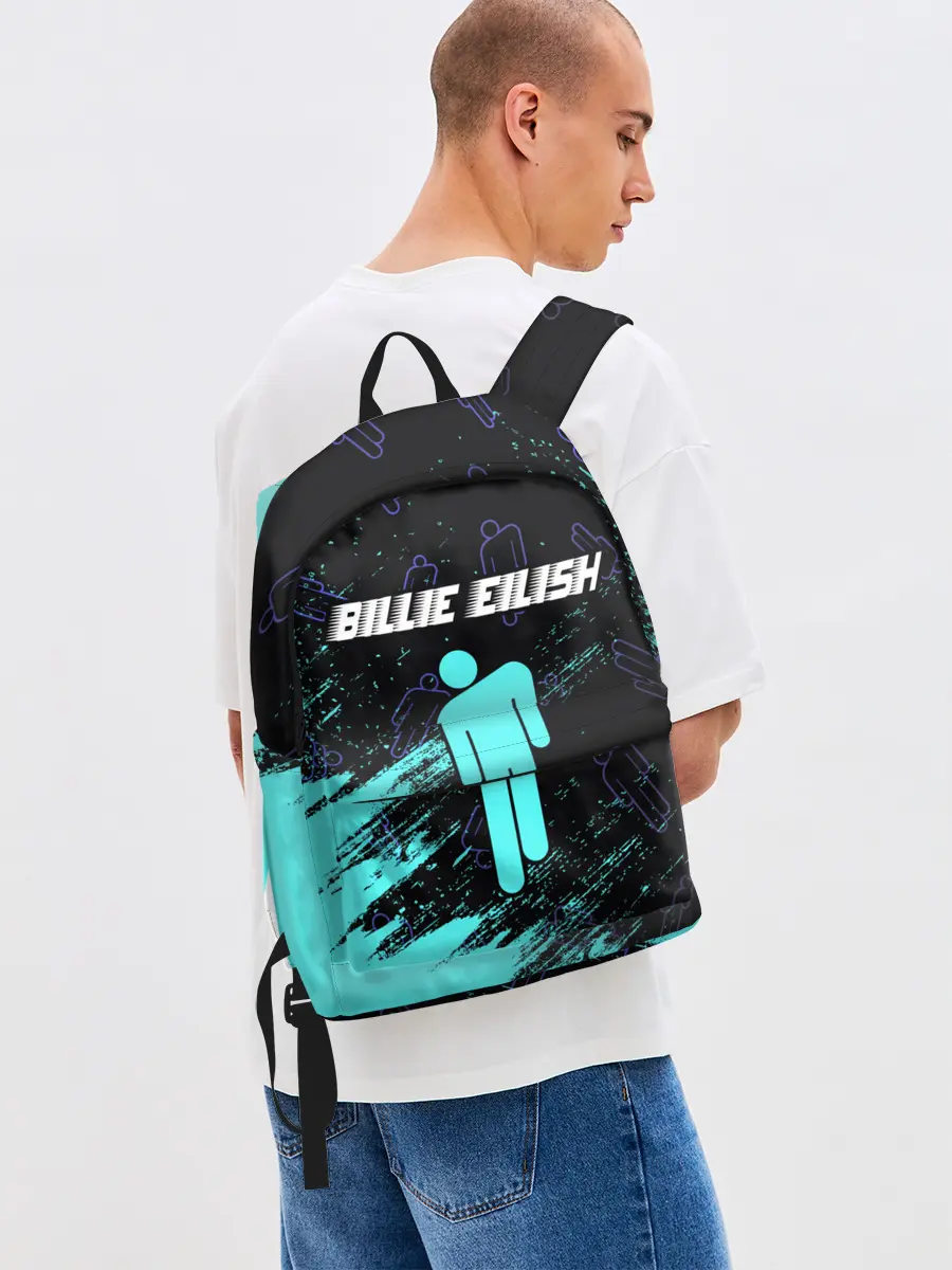 Рюкзак джинсовый / BILLIE EILISH / БИЛЛИ АЙЛИШ