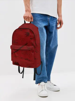 Рюкзак джинсовый / LIL PEEP / ЛИЛ ПИП