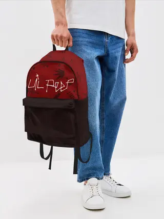 Рюкзак джинсовый / LIL PEEP / ЛИЛ ПИП