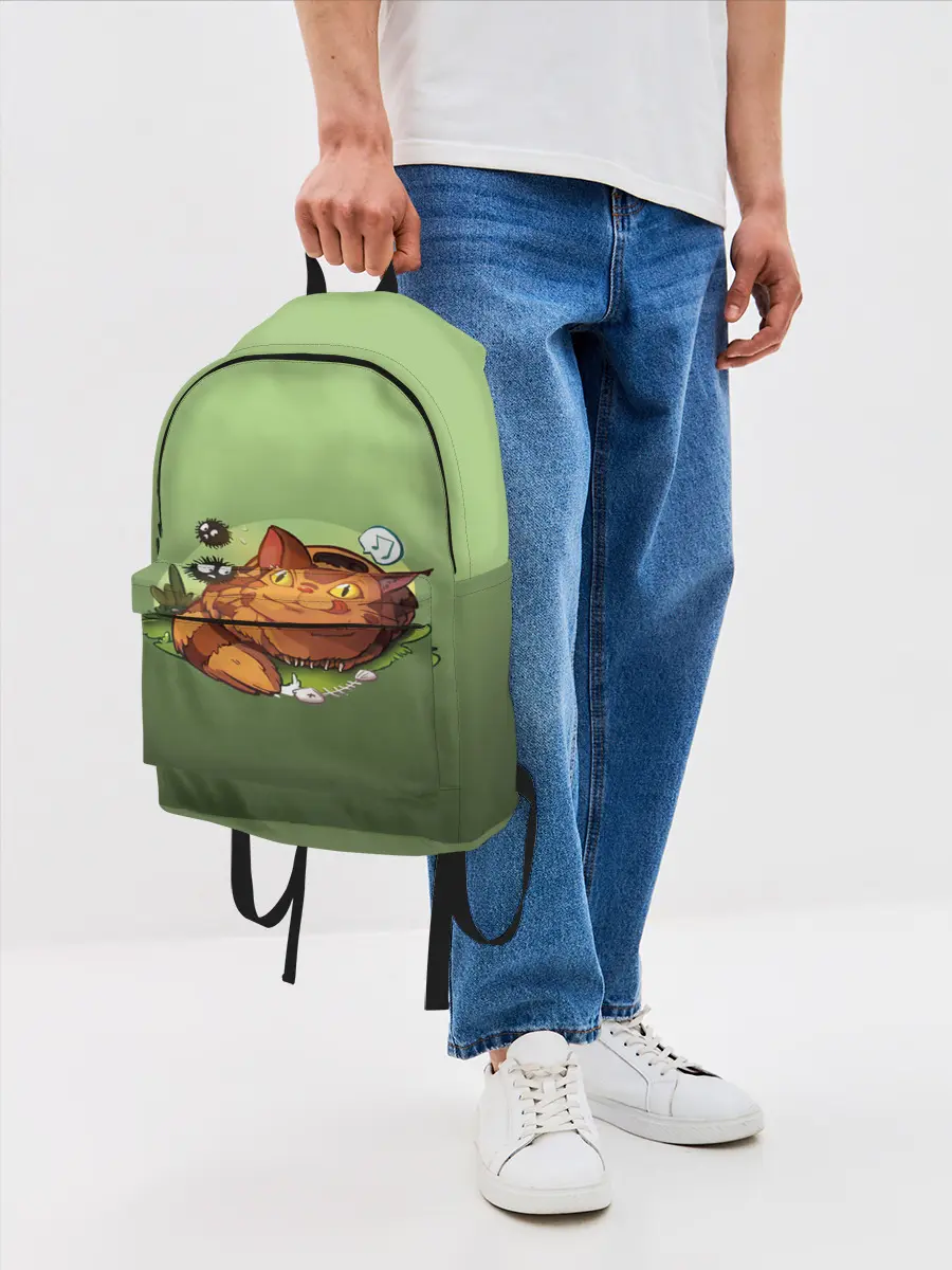 Рюкзак джинсовый / Catbus Studio Ghibli Котобус