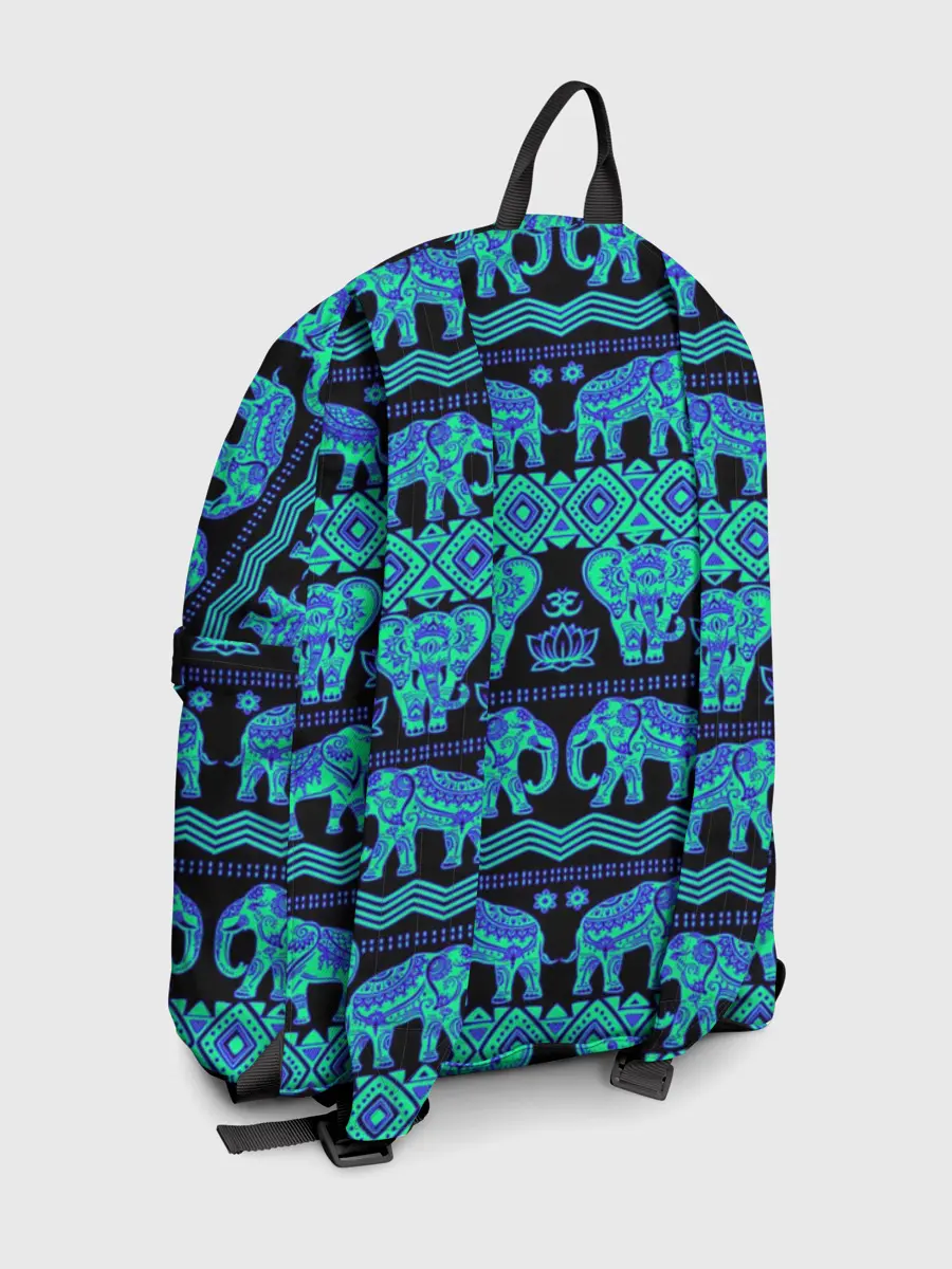 Рюкзак джинсовый / Слоны | Узоры