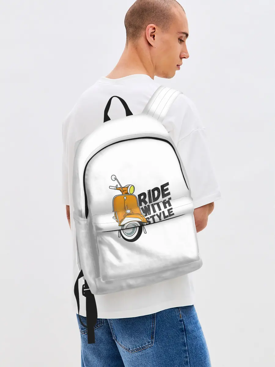 Рюкзак джинсовый / RIDE WITH STYLE | ПОЕЗДКА СО СТИЛЕМ