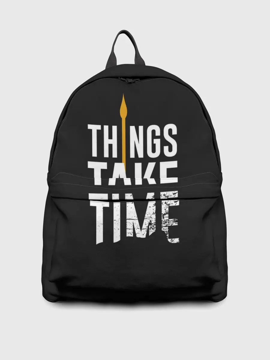 Рюкзак джинсовый / Всё требует времени