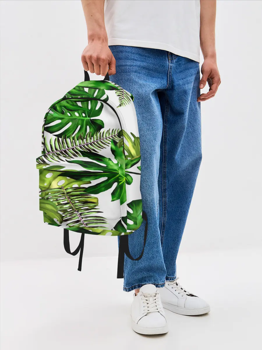 Рюкзак джинсовый / ГАВАЙСКИЕ ЛИСТЬЯ