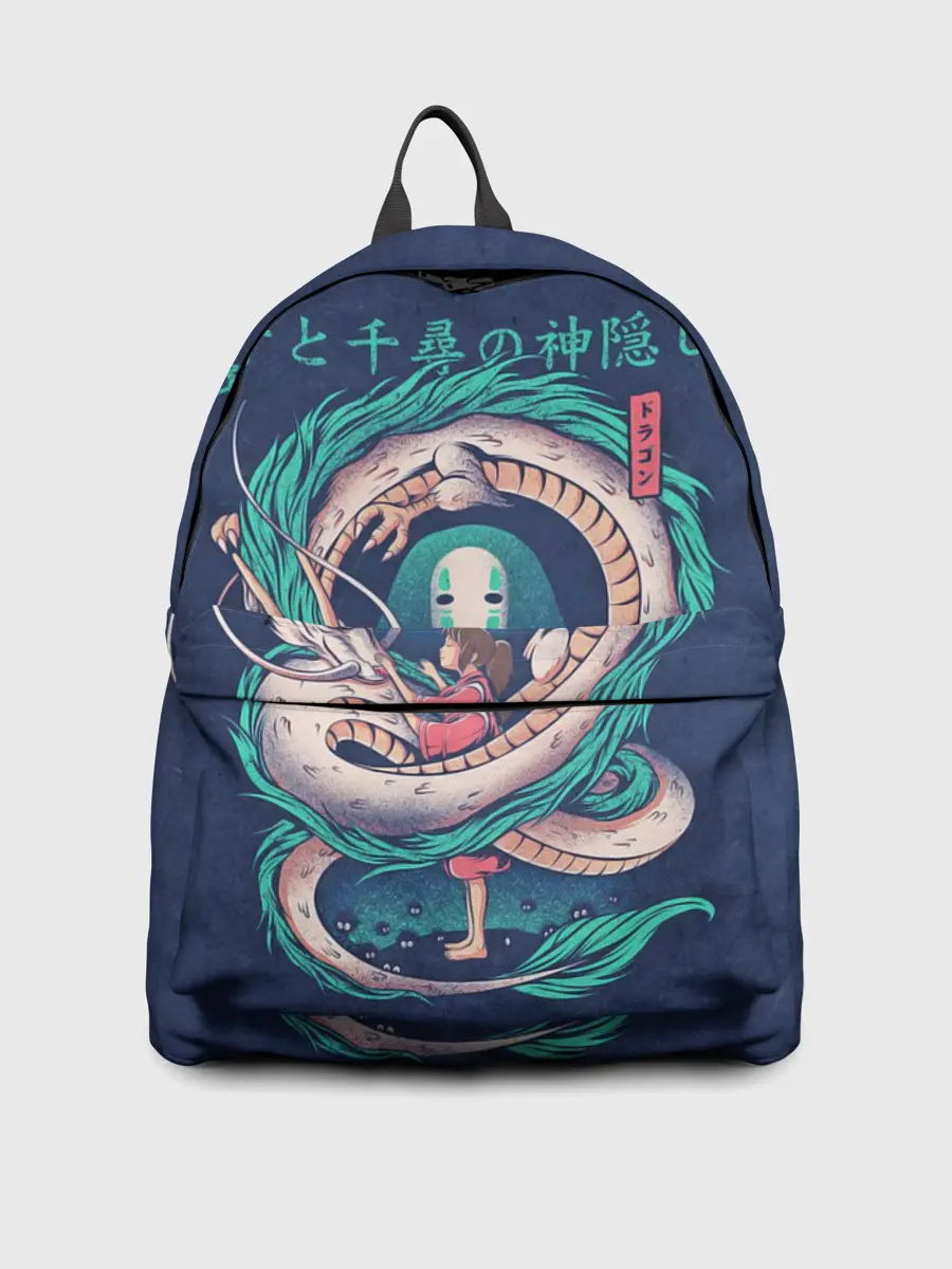 Рюкзак джинсовый / Каонаси между Тихиро и Хаку,