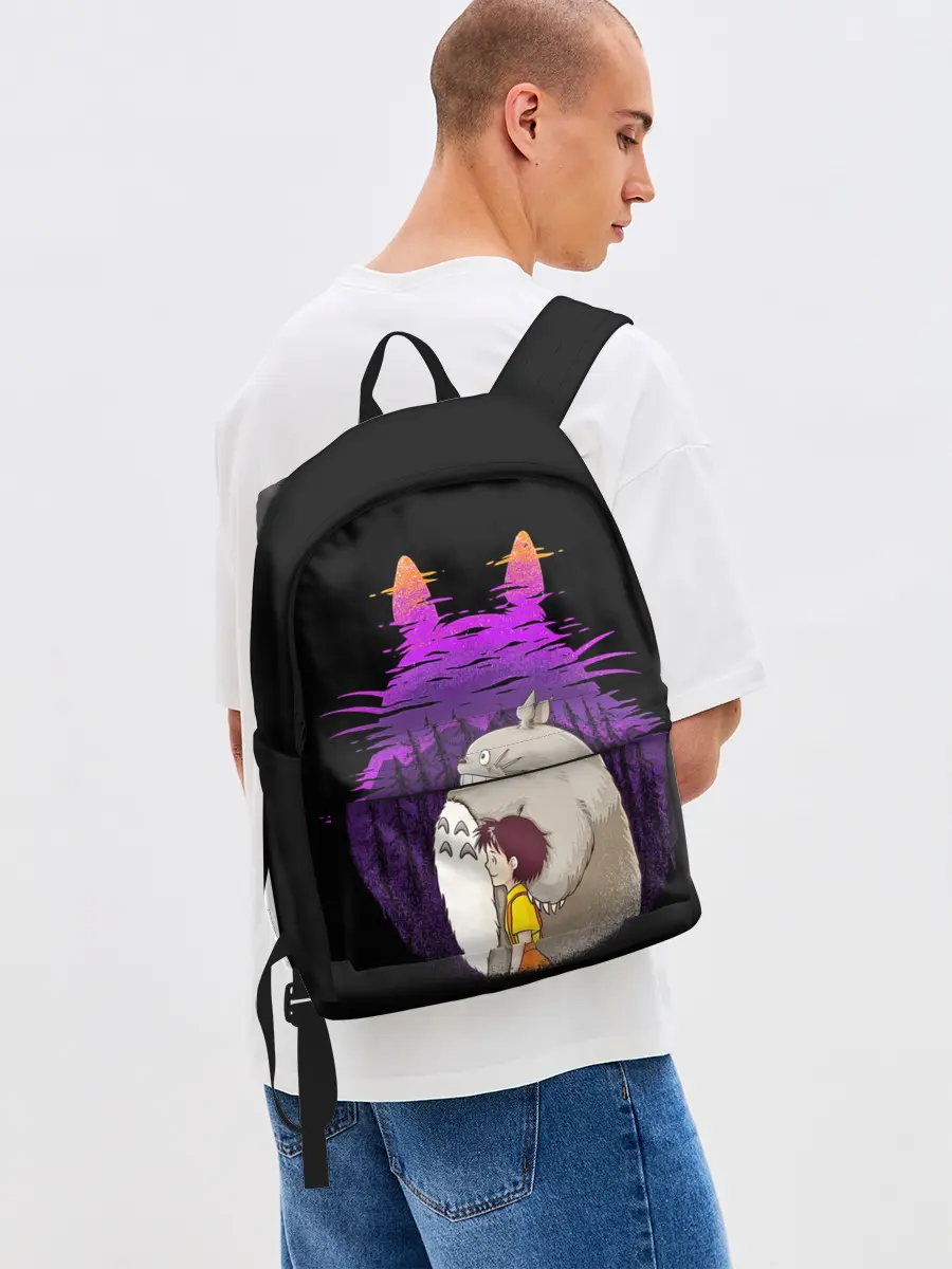 Рюкзак джинсовый / Тоторо и Сатсуки