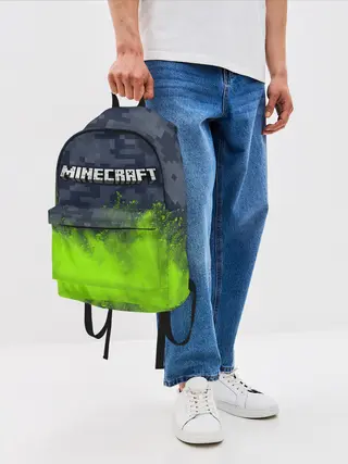 Рюкзак джинсовый / MINECRAFT / МАЙНКРАФТ