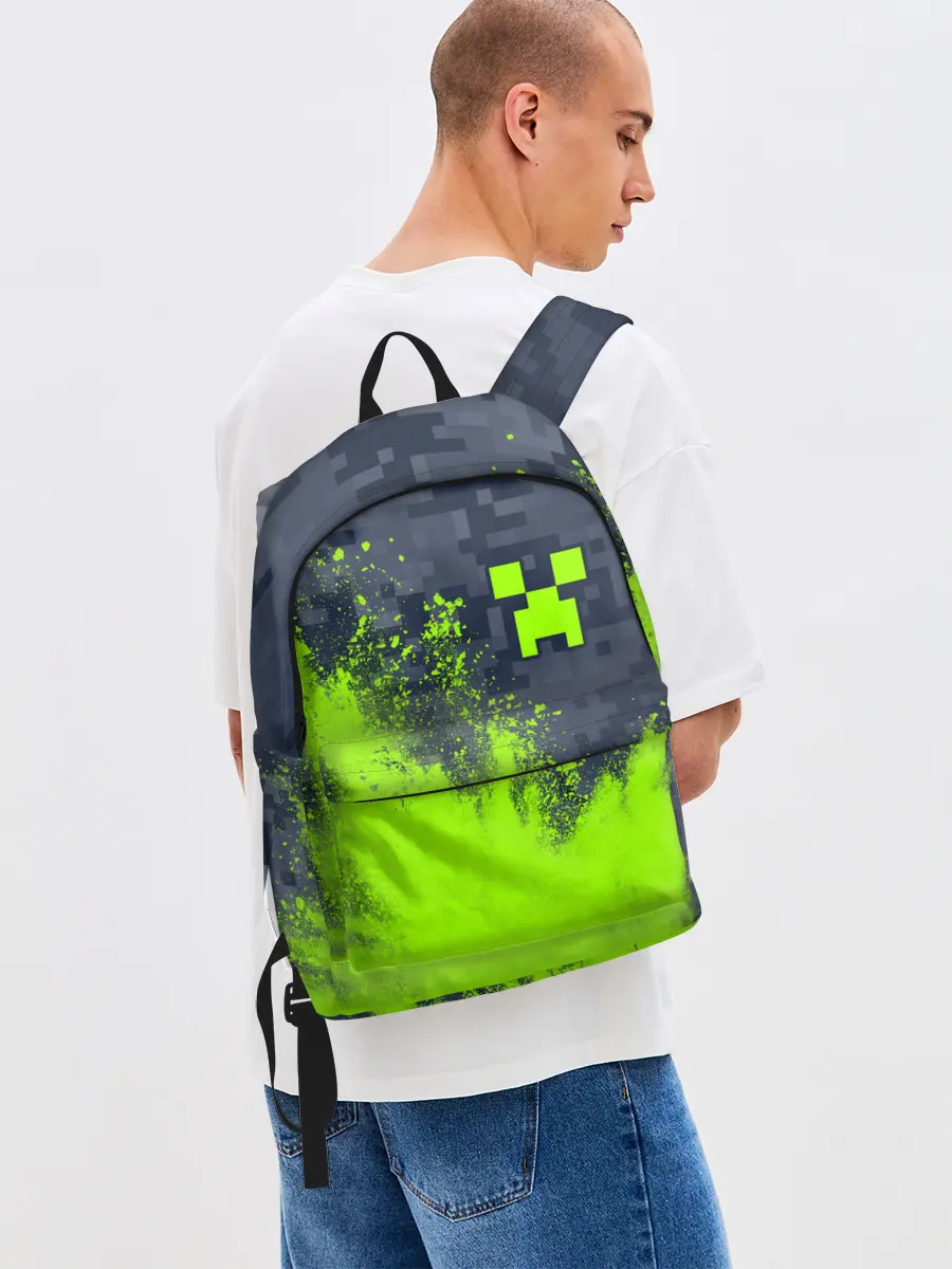 Рюкзак джинсовый / MINECRAFT / МАЙНКРАФТ