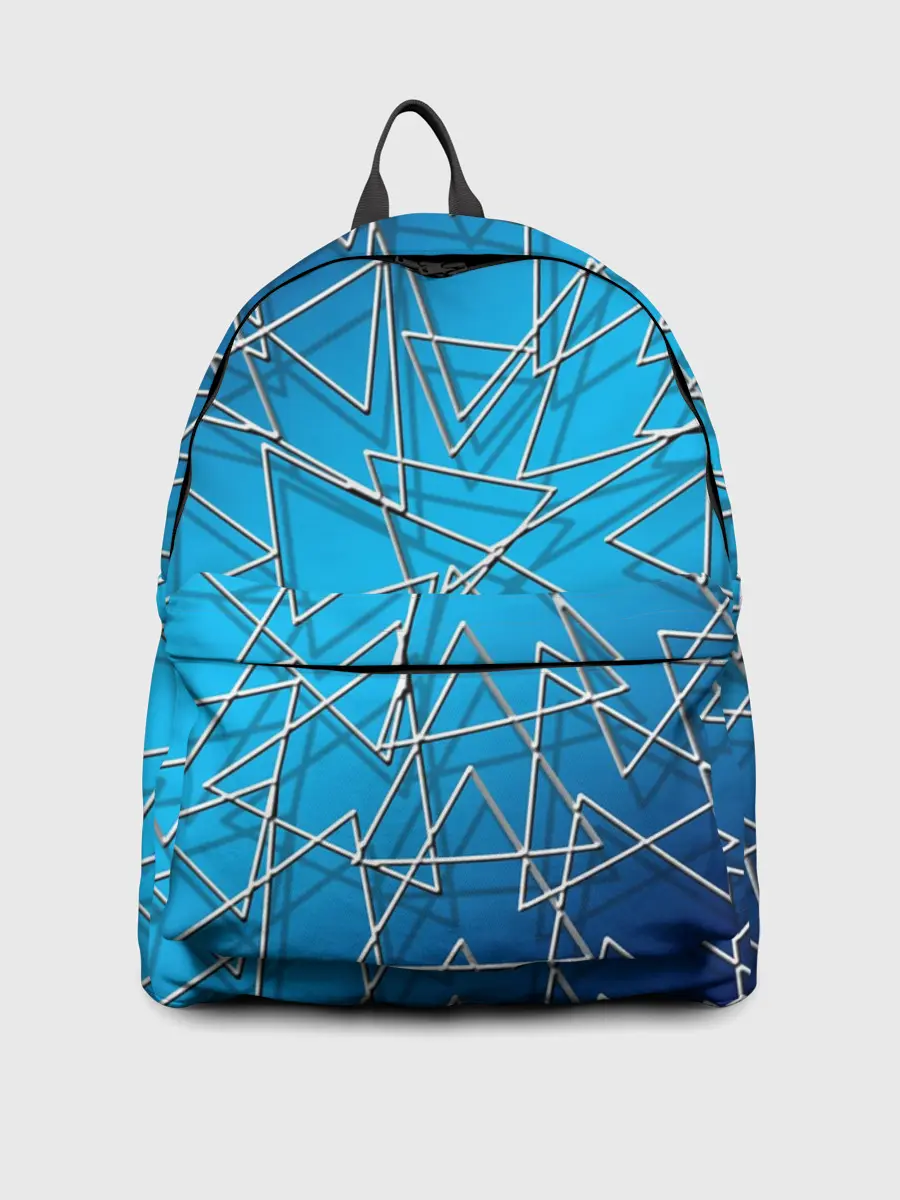 Рюкзак джинсовый / Треугольники