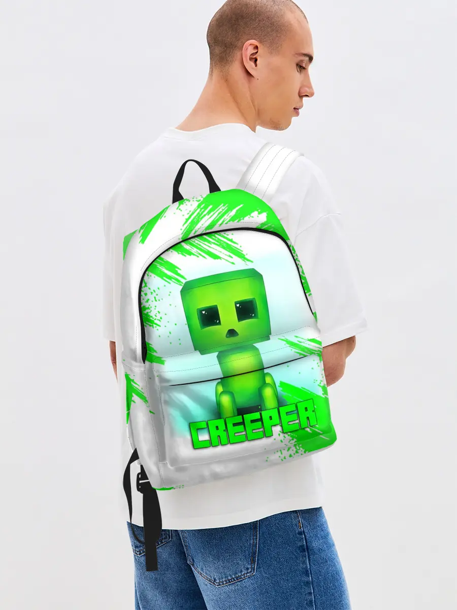 Рюкзак джинсовый / MINECRAFT CREEPER