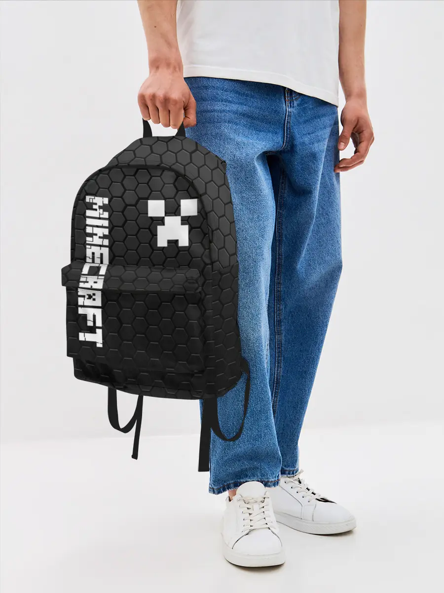 Рюкзак джинсовый / MINECRAFT / МАЙНКРАФТ