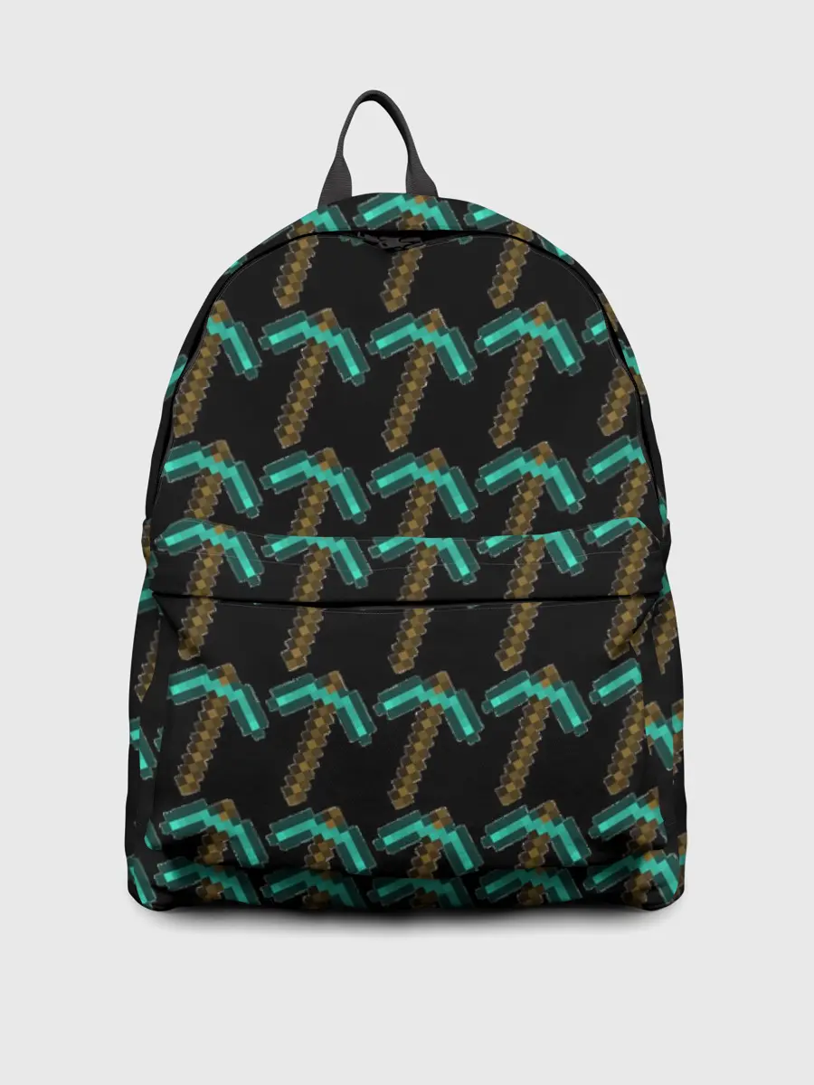 Рюкзак джинсовый / Майнкрафт кирка