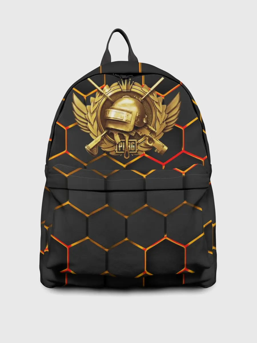 Рюкзак джинсовый / Pubg | Gold Logo