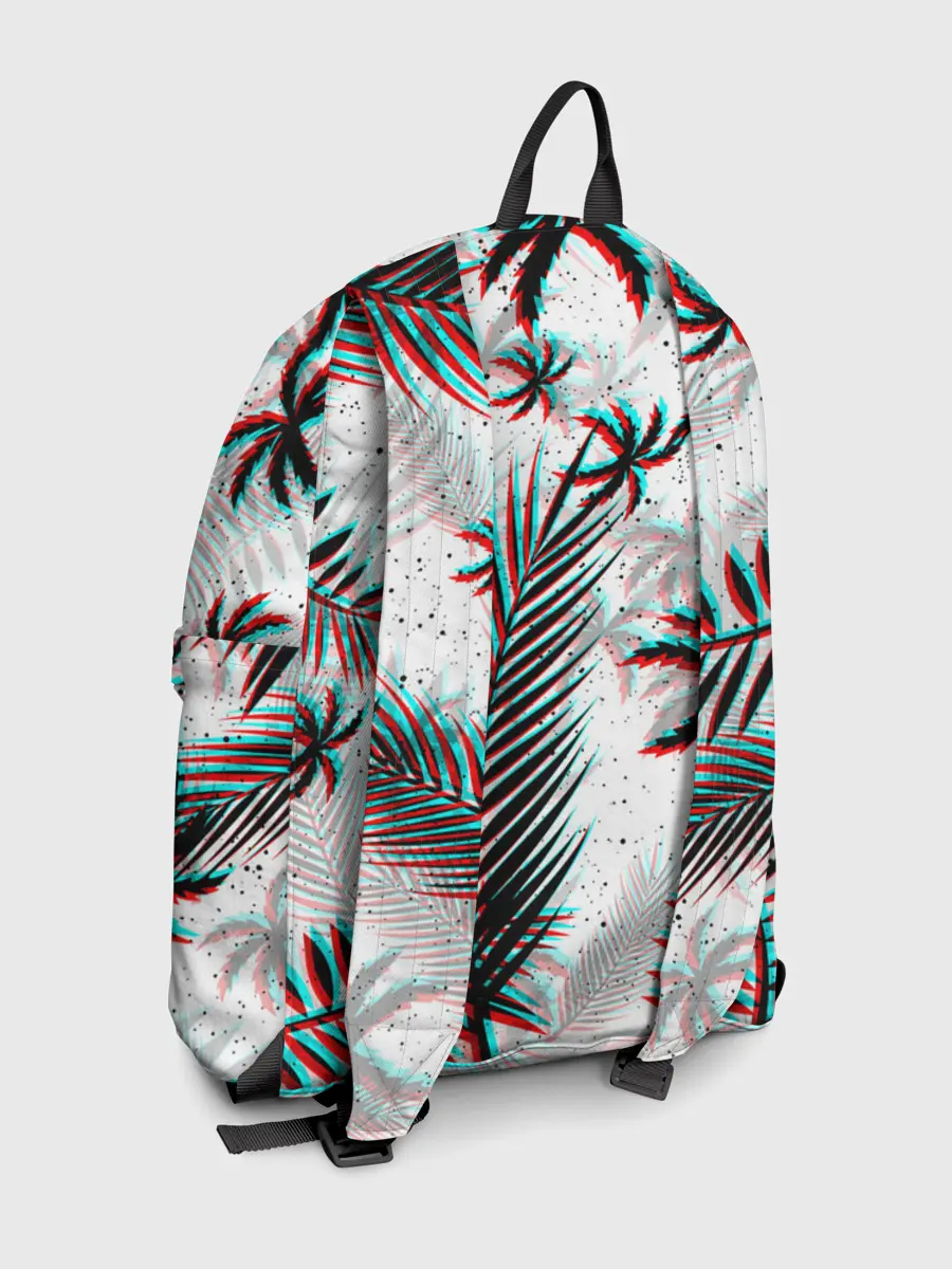 Рюкзак джинсовый / ПАЛЬМЫ | TROPICAL GLITCH