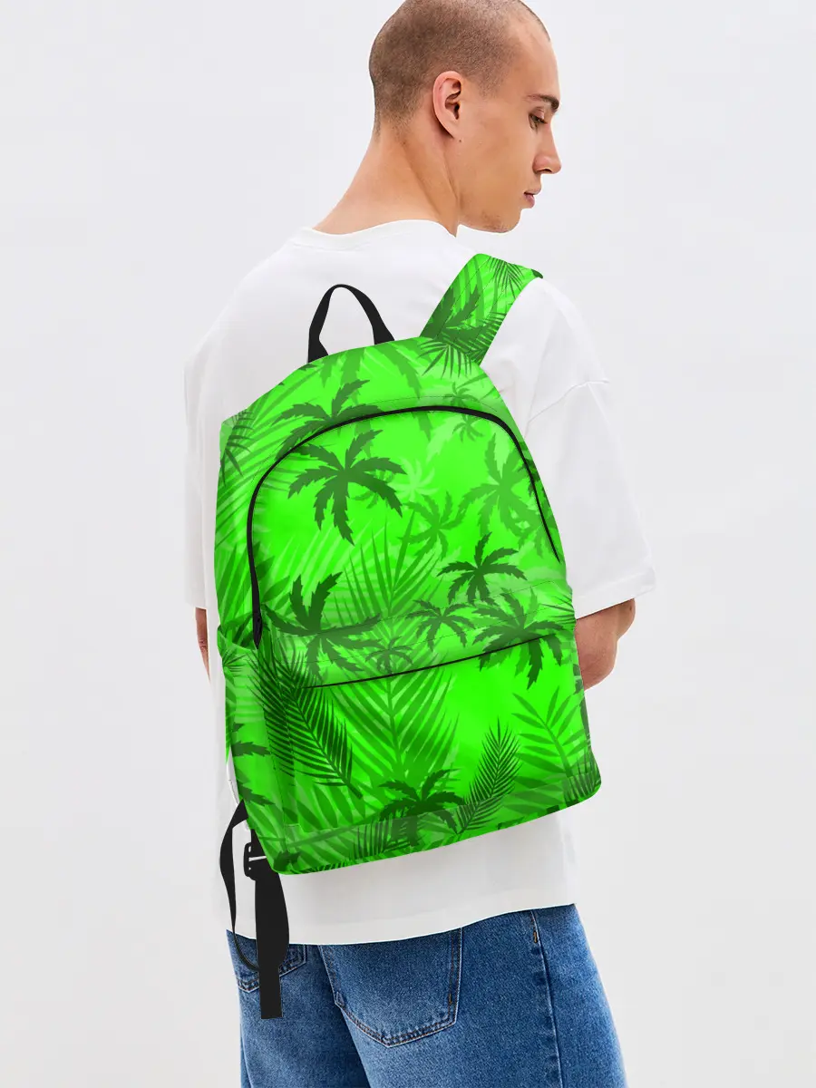 Рюкзак джинсовый / ПАЛЬМЫ | ЛЕТО | TROPICAL