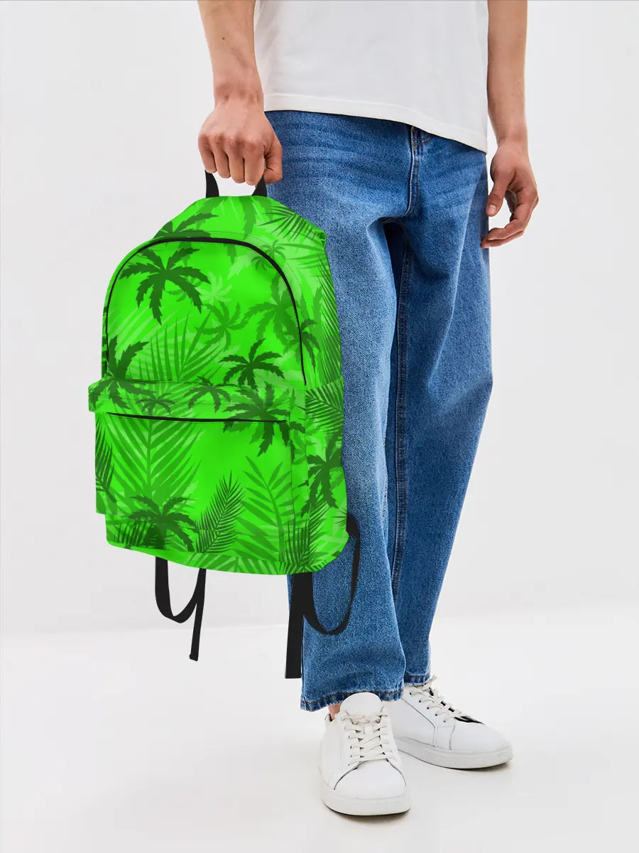 Рюкзак джинсовый / ПАЛЬМЫ | ЛЕТО | TROPICAL