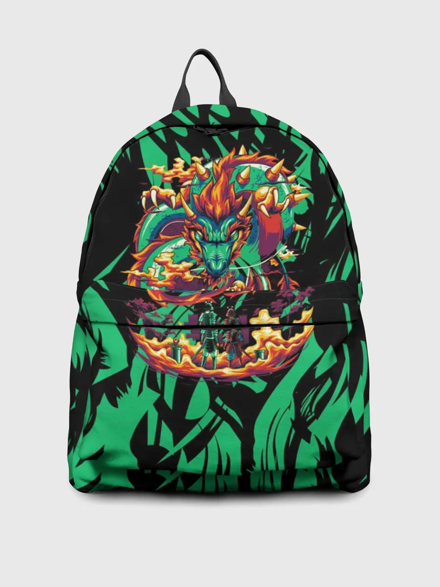 Рюкзак джинсовый / Dragon | Дракон