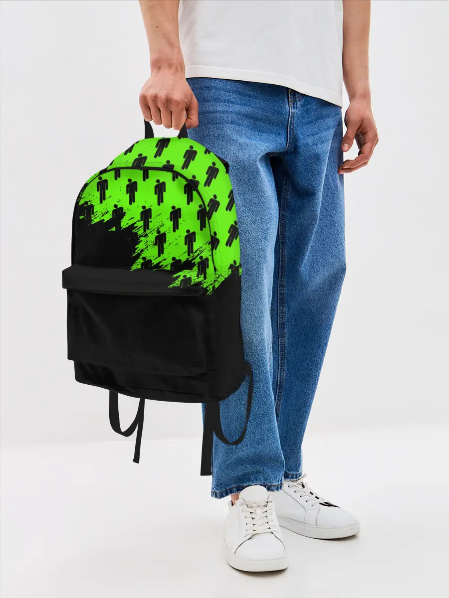 Рюкзак джинсовый / BILLIE EILISH / БИЛЛИ АЙЛИШ