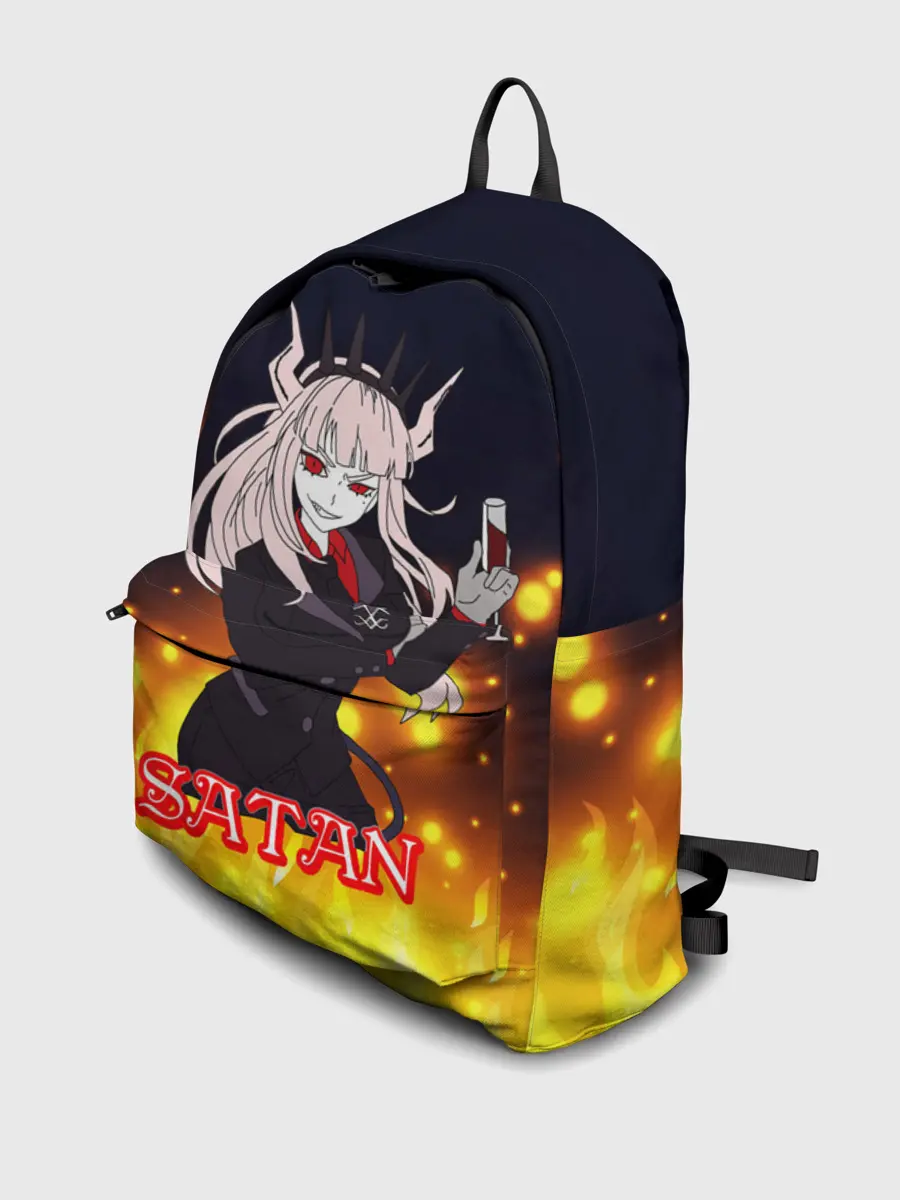 Рюкзак джинсовый / Helltaker Satan Girl