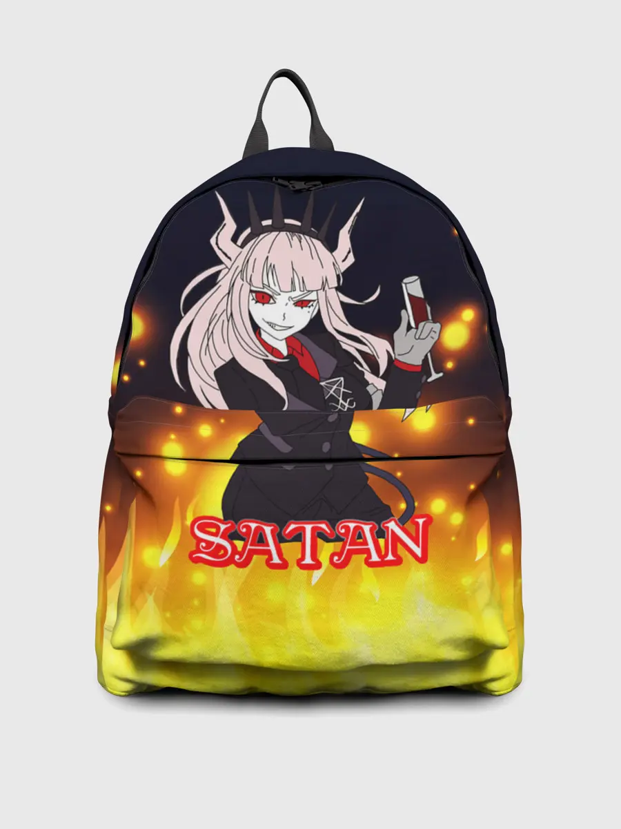 Рюкзак джинсовый / Helltaker Satan Girl