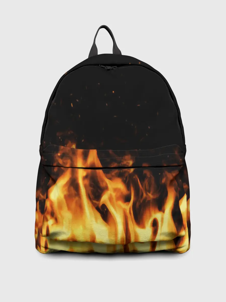 Рюкзак джинсовый / Огонь