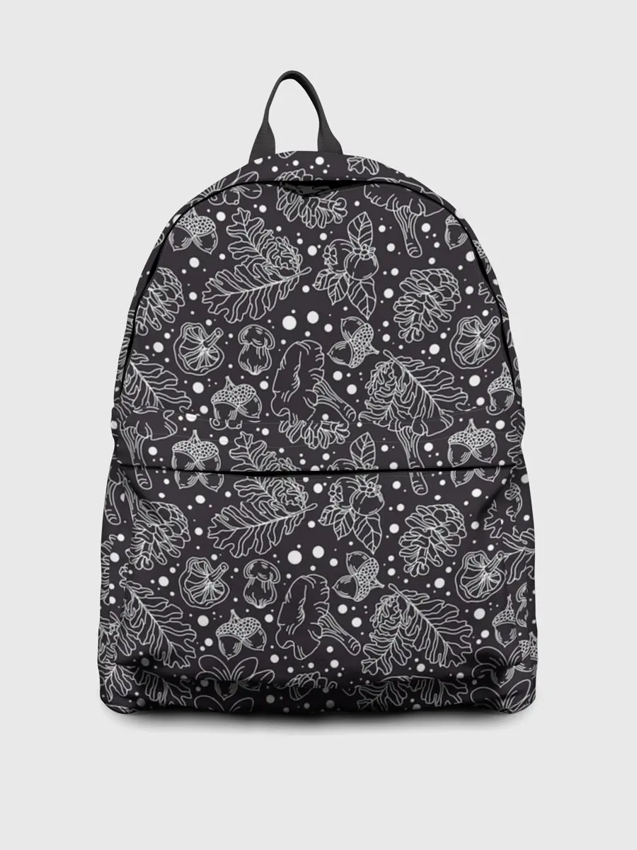 Рюкзак джинсовый / Паттерн «Ночной лес»