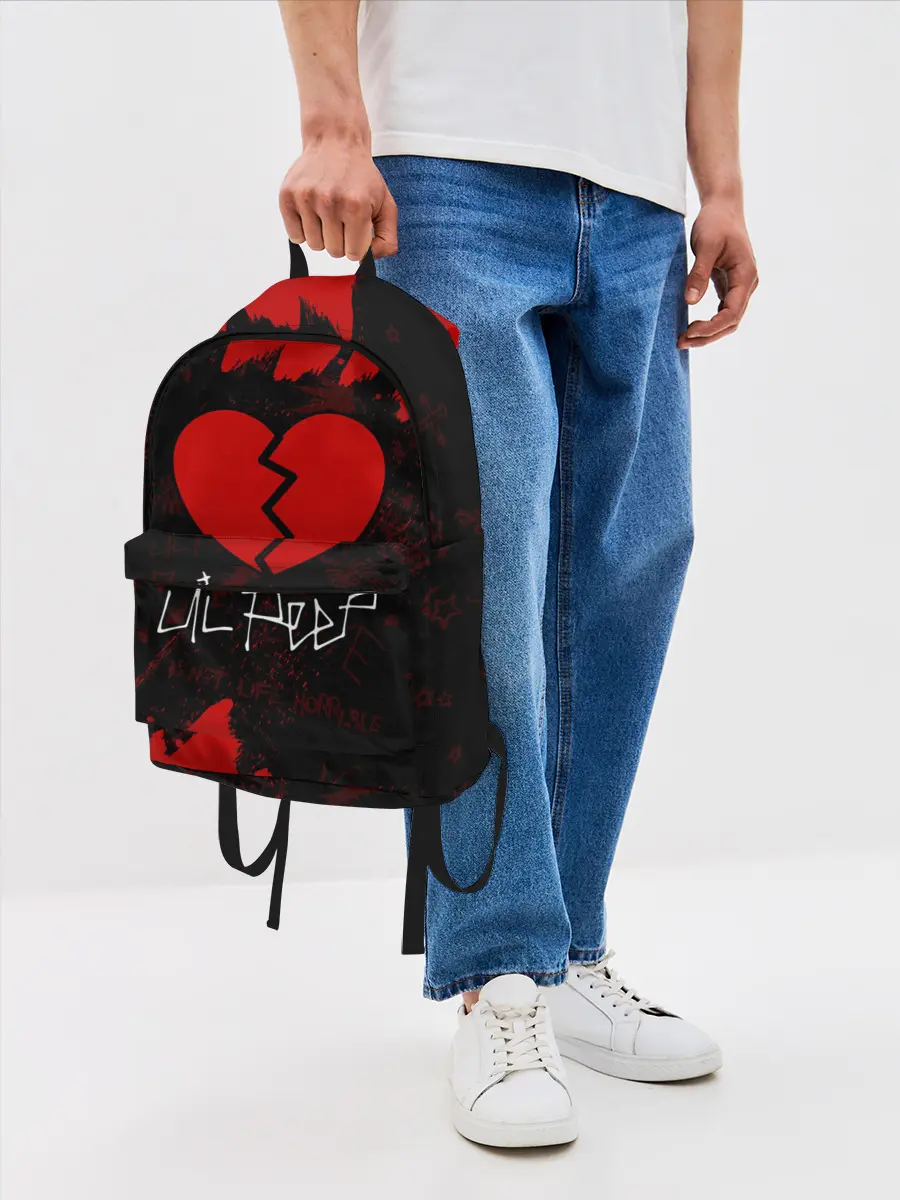 Рюкзак джинсовый / LIL PEEP / ЛИЛ ПИП