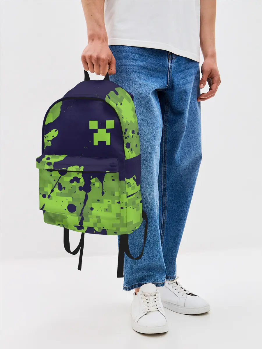 Рюкзак джинсовый / MINECRAFT / МАЙНКРАФТ